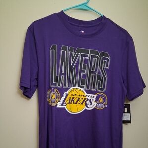 NBA Purple Lakers Short Sleeve Tee
